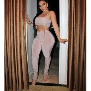 allure essentials | Pants & Jumpsuits | Nude Two Piece Matching Set